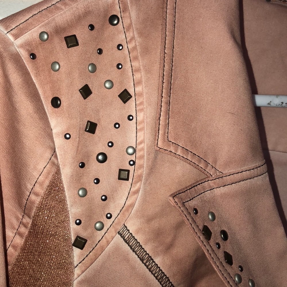Pink studded jacket - Picture 3 of 6